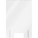 AARCO Acrylic 1 Panel Sneeze Guard in White | 36" H x 24" W x 2" D | Wayfair FPS3624PC