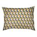 Wrought Studio™ Bonheur Football Luxury Outdoor Dog Pillow Metal in Green/White | Large (40" W x 30" D x 5" H) | Wayfair