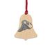 The Holiday Aisle® Bonegar Wooden Christmas Holiday Shaped Ornament Wood in Brown/Red/Yellow | 3 H x 3 W x 1 D in | Wayfair