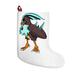 The Holiday Aisle® Bircross Christmas Stocking Polyester in Blue/Brown/Red | 18 H x 12 W in | Wayfair 1C333A495DCE4DDFBE995A834A896768