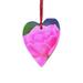 The Holiday Aisle® Flower Holiday Shaped Ornament Wood in Brown/Pink | 3 H x 3 W x 1 D in | Wayfair 9D6686B8258F47539AD124D33754E329