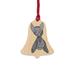 The Holiday Aisle® Ghoul Wooden Holiday Shaped Ornament Wood in Brown/Gray | 3 H x 3 W x 1 D in | Wayfair 81E052E82F8E46F19B5510A7CBA45401