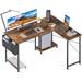 17 Stories Reversible L-Shaped Desk Wood/Metal in White | 29.92 H x 50 W x 43.31 D in | Wayfair 54EBA7891322406BAD012970B11D42F4