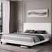 Winston Porter Lakeda Bed Upholstered/Metal | 45.6 H x 84.2 D in | Wayfair 6FEB848191684D99906A6EE870EC87EA