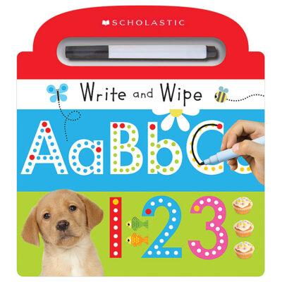 Scholastic Early Learners: Write and Wipe ABC 123