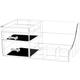Simbuy Clear Make up Organizer and Storage Cosmetics Organizer with Drawers, Bathroom Counter or Dresser,Vanity Holder for Lipstick, Brushes, Lotions, Eyeshadow, Nail Polish and Jewelry