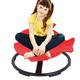 Sensory Toy Spinning Fish，Kids Swivel Chair Sensory Swing for Autism, Sit and Spin Chair Training Body Coordination Sensory Balance Training Seat Kid Spinning Carousel, Ages 3-12 (Red)