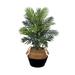 3ft. Artificial Areca Palm Tree with Handmade Jute & Cotton Basket DIY KIT - Nearly Natural T4475