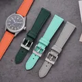 Bracelets de montre en cuir de veau véritable Saffiano bracelets de montre de qualité accessoires