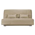 Banquette clic-clac avec matelas de 17 cm sable