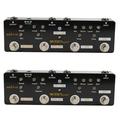 2X Sol918 5-In-1 Guitar Multi-Effect Pedal Distortion Delay Reverb Effect Pedal FX Loop Metal Shell