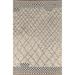 Trellis Moroccan Oriental Area Rug Handmade Checkered Wool Carpet - 7'11"x 11'0"