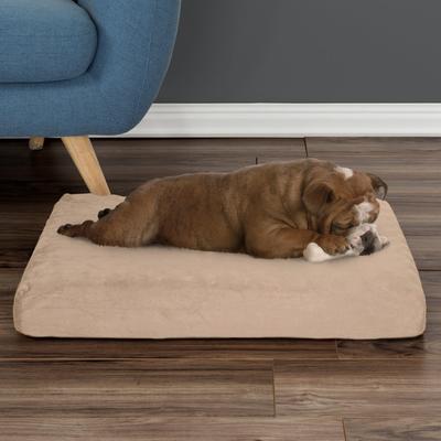 Petmaker 2-Layer Orthopedic Memory Foam Dog Pet Bed with Machine Washable Cover