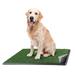 PETMAKER Reusable 4-Layer Artificial Grass Puppy Pee Pad with Tray