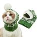 KYAIGUO Christmas Dog Hat Costume Pompon Knit Headwear For Small And Medium Dogs Cats Pet Holiday Hats Winter Warm Caps Cute for Pets Women Men