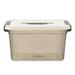 TOYMYTOY Household Storage Bin Stackable Storage Bin Sundries Storage Bin Stackable Latching Box with Lid