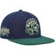 "Casquette ajustée Mitchell & Ness pour hommes, bleu marine/vert, Toronto Raptors Hardwood Classics Grassland - Homme Taille: 7 3/4"