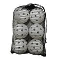6 Pieces Pickleball Balls 40 Holes Recreational Hollow Ball Pickle Balls Official Size Ball for Outdoor Courts Practice White