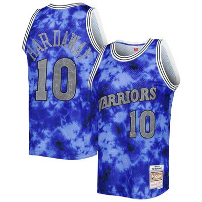 Mitchell & Ness Tim Hardaway Galaxy Swingman-Trikot der Golden State Warriors 1990/91 in Blau für Herren Image