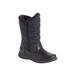 Wide Width Women's Edgen Waterproof Boot by TOTES in Black (Size 8 W)