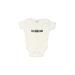 Trend Lab Short Sleeve Onesie: White Print Bottoms - Size 0-3 Month