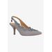 Wide Width Women's Fedosia Pump by J. Renee in Pewter (Size 11 W)