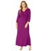 Plus Size Women's AnyWear Medallion Maxi Dress by Catherines in Berry Pink (Size 2X)