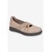 Women's Inga Casual Flat by Easy Street in Taupe Matte (Size 7 1/2 M)