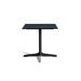 OASIQ Ceru Square Outdoor Table Wood in Gray/Black/Brown | 29.5 H x 27.5 W x 27.5 D in | Wayfair 8011100145070