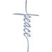 Trinx Peace Cross Wall Décor Metal in Gray | 15 H x 7.5 W x 0.06 D in | Wayfair 72B85ABD6D834E57B12C744A22485592