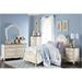 One Allium Way® 4-1_Rici Antique-White Panel Bedroom Set Wood in Brown/White | 5.5 H x 48.5 W x 47.75 D in | Wayfair