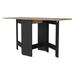 Ebern Designs Kailua 59" Wide Folding Dining Table Wood in Black | 30.9 H in | Wayfair 1541384CDB0C4C78906A3810845B70DF