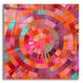 Brayden Studio® Red Barrel Studio® 'Coral Radial 1' By David Manlove, Acrylic Glass Wall Art, 36"X36" Plastic/Acrylic in White | Wayfair