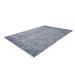 Gray 156 x 32 x 0.4 in Area Rug - 17 Stories Ignotas Geometric Machine Woven Cotton/Microfiber Area Rug in Blue/Metal | Wayfair