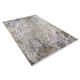 Green 59 x 32 x 0.4 in Area Rug - 17 Stories Jedriel Abstract Machine Woven Cotton/Polyester Area Rug in Gray/Metal | 59 H x 32 W x 0.4 D in | Wayfair