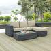 Brayden Studio® Invite 3 Piece Outdoor Patio Sunbrella Sectional Set in Gray | Wayfair 04F429E1C7224EC69C057E0F279ED987