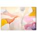 Wrought Studio™ Abstract Melting Sweetness Modern & Contemporary Canvas Wall Art Print Canvas in Yellow | 16 H x 24 W x 0.8 D in | Wayfair