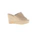 Kanna Wedges: Tan Shoes - Women's Size 35