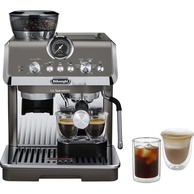 DE'LONGHI Espressomaschine "La Specialista Arte Evo Cold Brew EC9255.T" Kaffeemaschinen Siebträger Gr. 2 Tasse(n), grau (titanium)