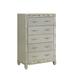 New Classic Furniture Deirdre Gray and Silver 4-piece Bedroom Set with Chest