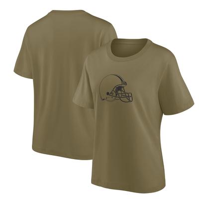 Cleveland Browns Übergroßes T-Shirt mit Mono-Logo-Grafik – Damen Image