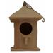 Wooden Birdhouse Feeder for Hanging Outside Garden or Patio Natural Finish #19
