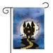 Vodetik Store Halloween Garden Flag Scary Ghost Double Sided Halloween Outdoor Decorations 12 x18