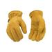 Kinco 903HK-L Men s Lined Full Suede Deerskin Leather Glove Large Golden