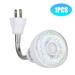 4/2/1pcs LED Motion Sensor Plug in Night Light with Flexible Gooseneck HFDR Auto On/Off Nightlight Motion Sensor 3W White Kids Night Lights for Bedroom Kitchen Bathroom Baby Room Hallway