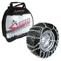 The ROP Shop | 2 Link Tire Chains & Tensioners For Polaris Ranger UTVs With 16x6.5x8 Tires Snow
