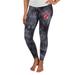 Women's Concepts Sport Black New Jersey Devils Burst Tie Dye Knit Legging