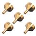 Funnels For Househeld 5pcs Mini Golden Metal Funnels for Transferring Liquid Spices Perfume Essential Oil