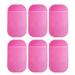 NUOLUX 6 Pcs Anti-Slip Cushion Sticky Mat Sticky Gel Pad for beads painting Tray Holding Diamond Embroidery Accessories (Pink)