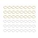 opening rings 500Pcs 6MM Open Rings Jewelry Accessories Round Shape Double Circle Close Rings DIY Jewelry Making Materials Set for Earrings (Mixed Color)